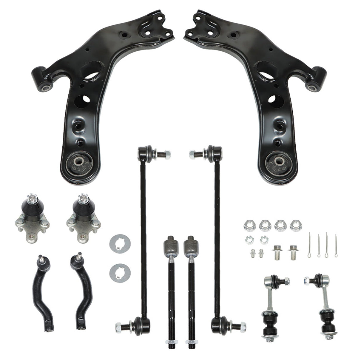 TOPPARTZ Front Lower Suspension Kit Control Arm Replacement for 2006-2014 Toyota Rav4 2.5L 3.5L