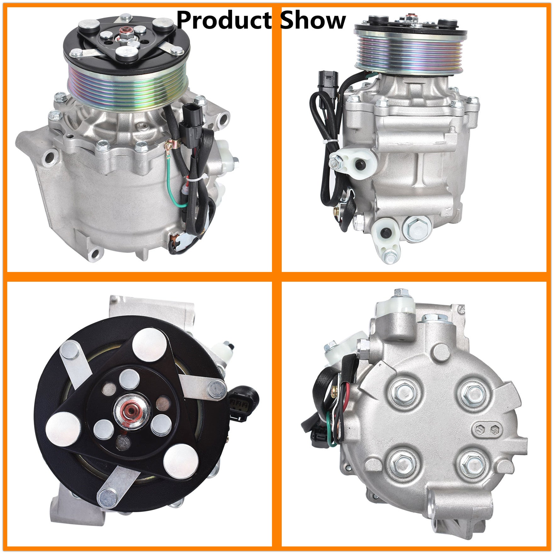 A/C AC Compressor for Honda Civic 1.8L 2006 2007 2008 2009 2010 2011 38810RNAA02