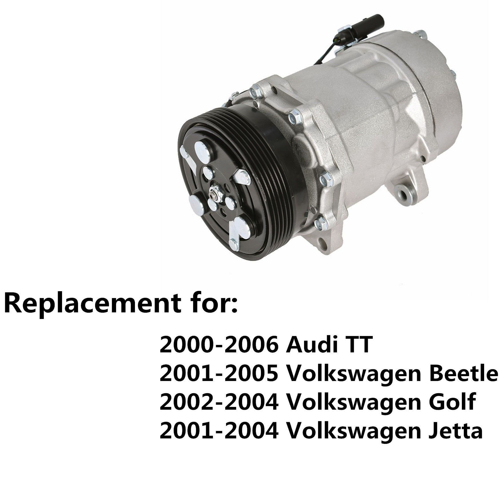 A/C Compressor 77554 For Audi TT Quatro Volkswagen Jetta Golf Beetle