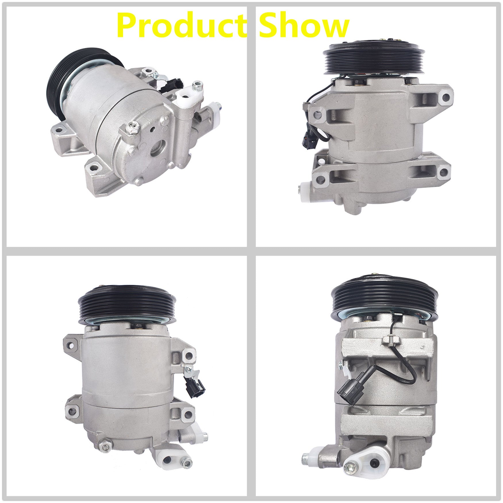 A/C Compressor and Clutch For 2002 2003 2004 2005 2006 Nissan Altima 2.5L