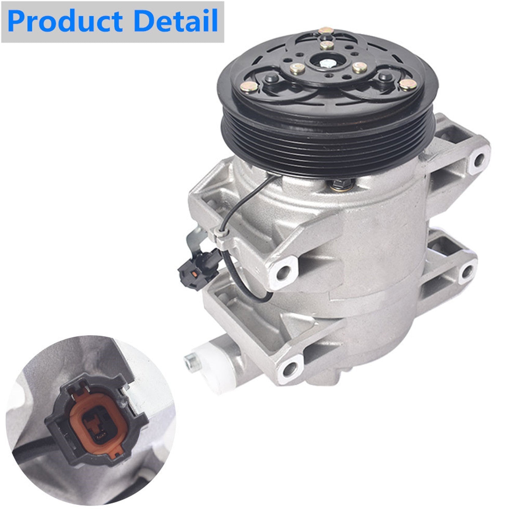 A/C Compressor and Clutch For 2002 2003 2004 2005 2006 Nissan Altima 2.5L