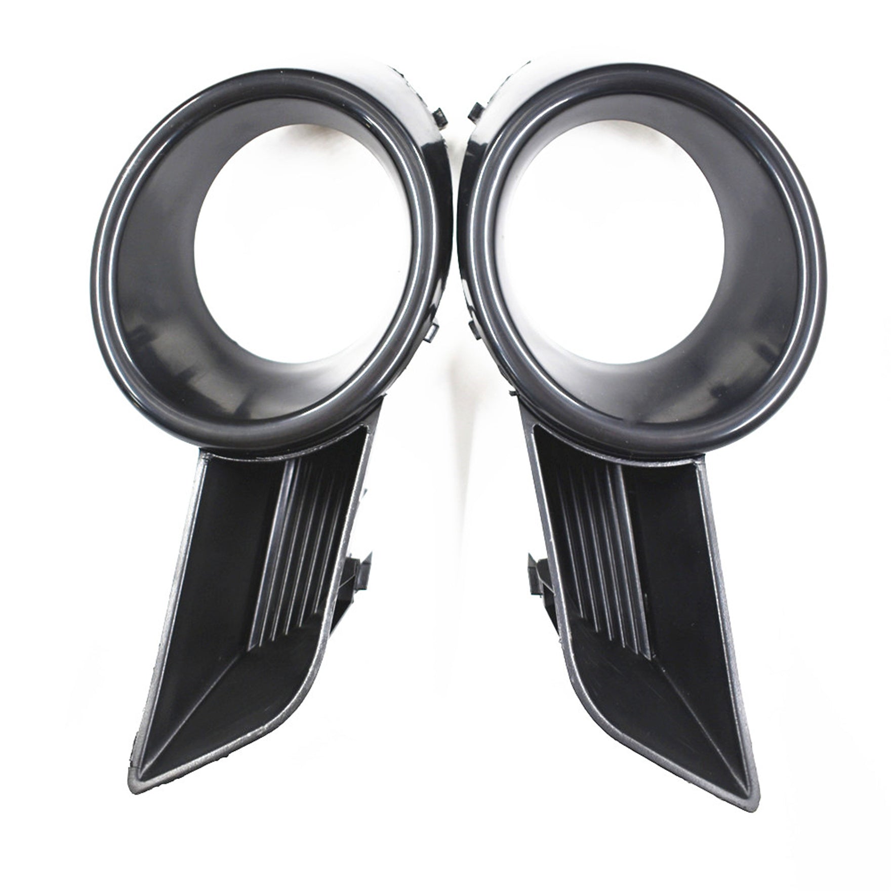 A Pair Front Bumper Fog Light Grille Cover Trim For 08-10 Toyota Highlander