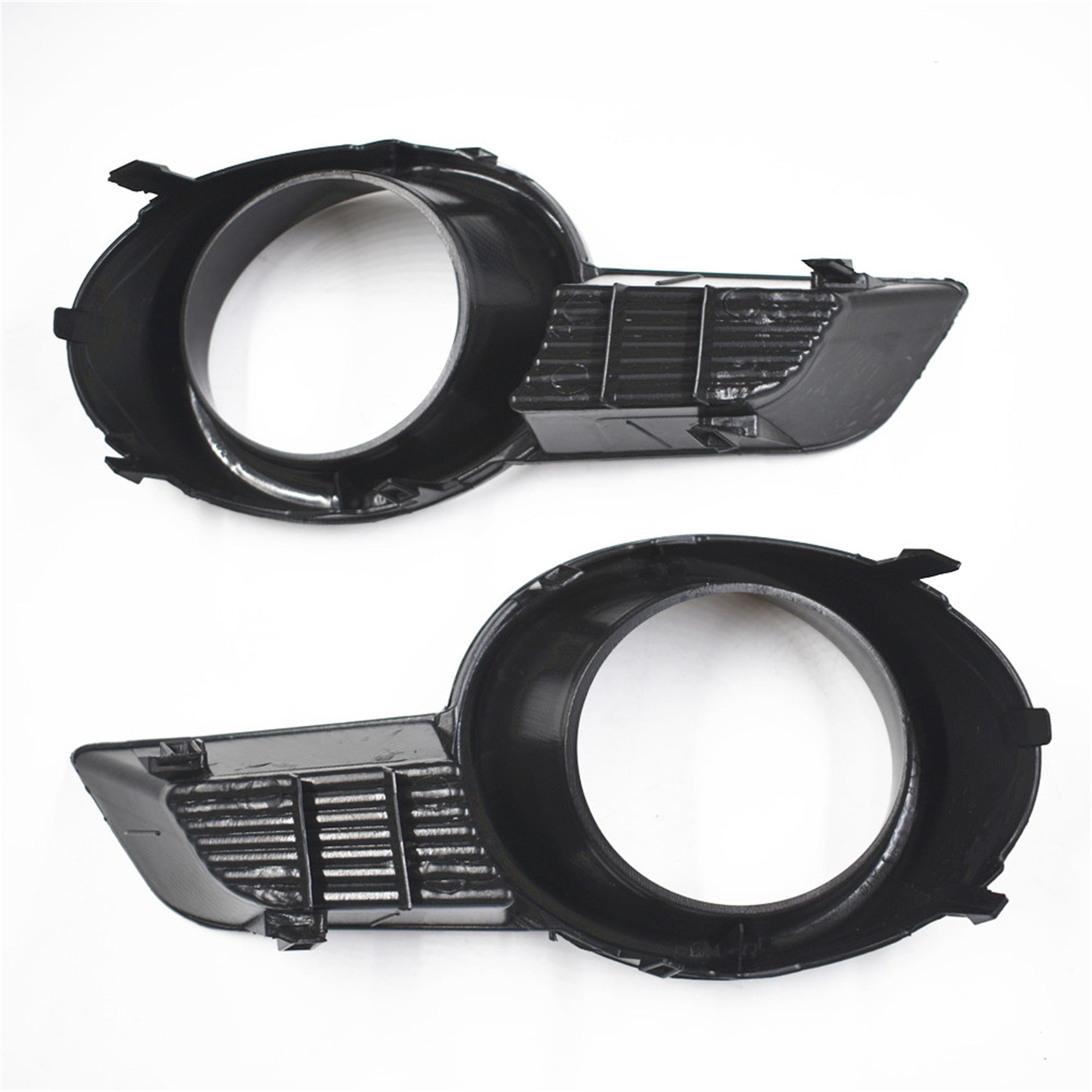 A Pair Front Bumper Fog Light Grille Cover Trim For 08-10 Toyota Highlander