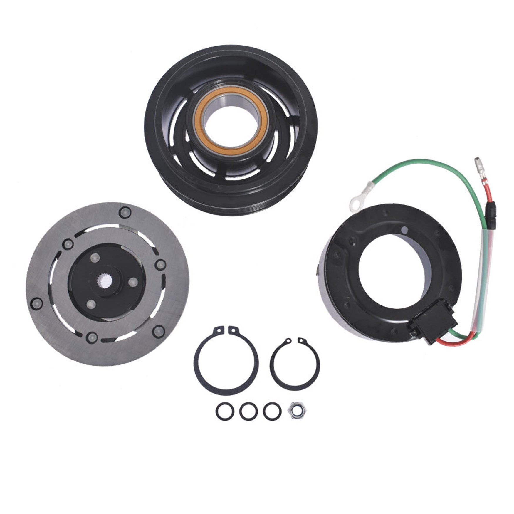 AC Compressor Clutch Ki For 1994-2002 Dodge Ram 1500 8CYL 5.9L