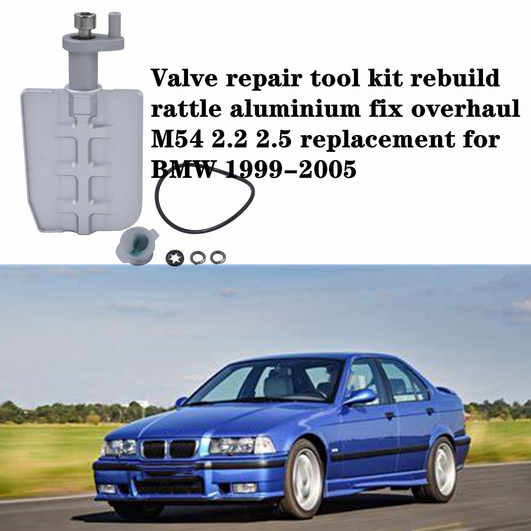 Aluminum Intake Manifolds Valve Rebuild Repair Kit for BMW M54 2.2 2.5 LTR