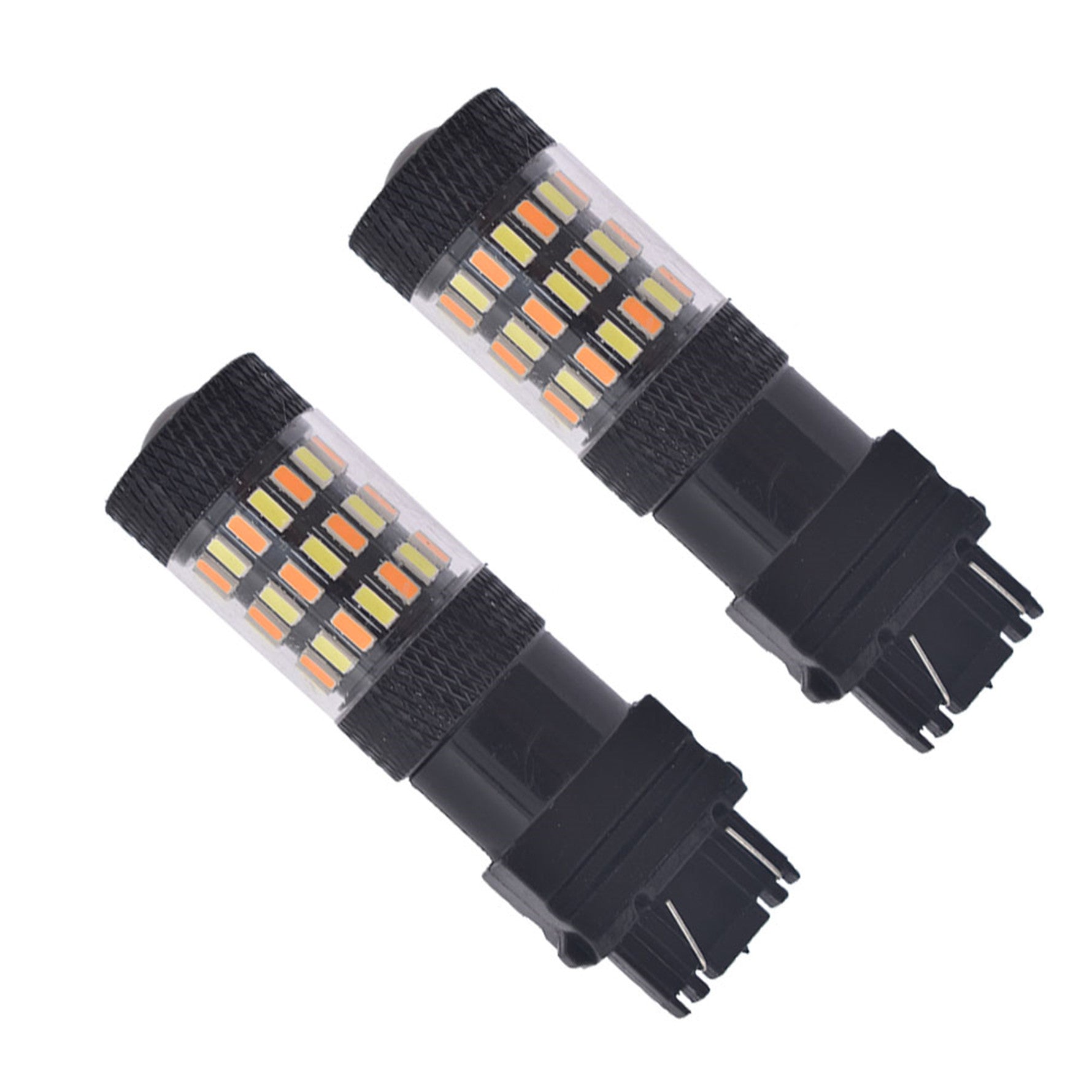 Amber/White Switchback LED Turn Signal Light Bulbs For Chevy Silverado 1500 2500