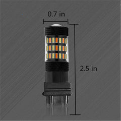 Amber/White Switchback LED Turn Signal Light Bulbs For Chevy Silverado 1500 2500