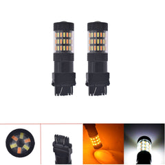 Amber/White Switchback LED Turn Signal Light Bulbs For Chevy Silverado 1500 2500