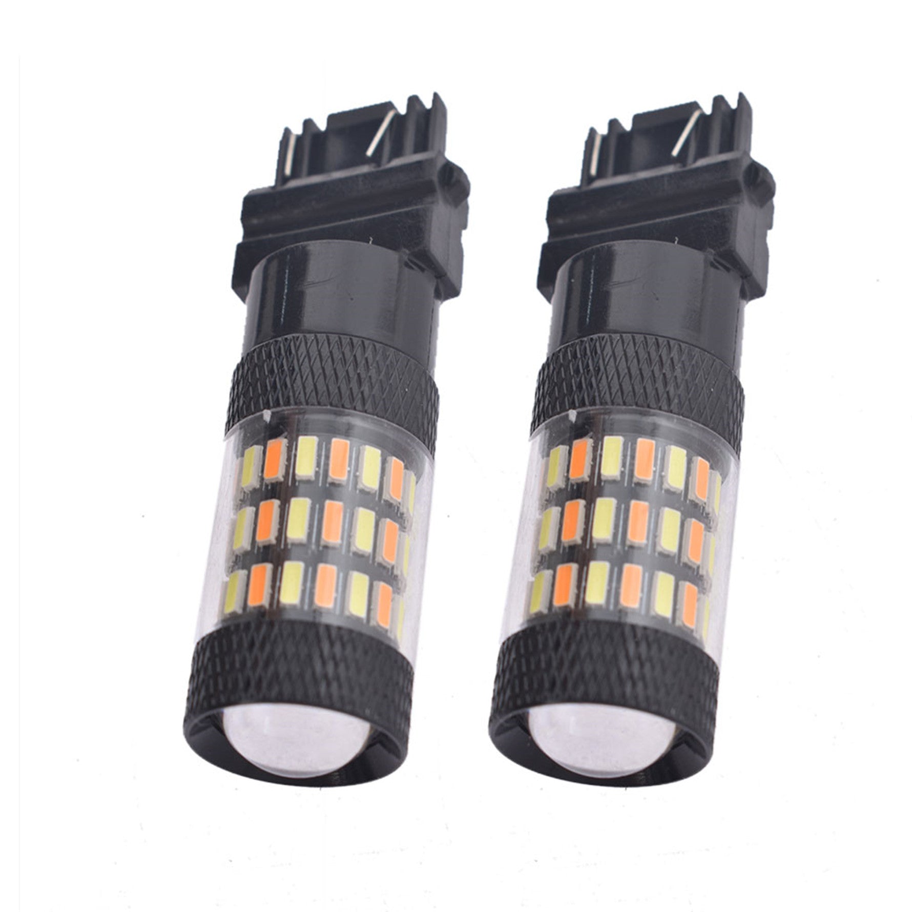 Amber/White Switchback LED Turn Signal Light Bulbs For Chevy Silverado 1500 2500