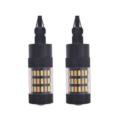 Amber/White Switchback LED Turn Signal Light Bulbs For Chevy Silverado 1500 2500