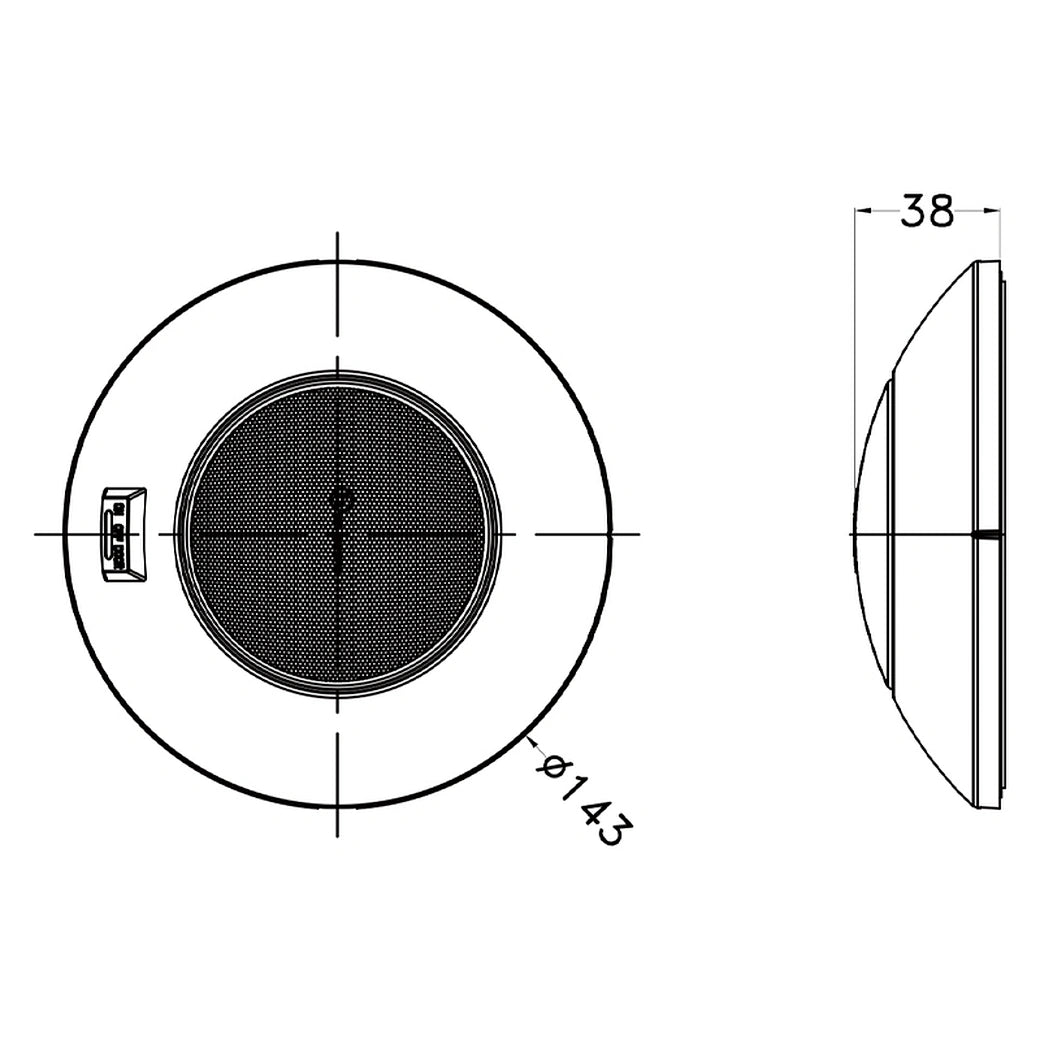 Interior Lights LED|5.5 Inch 26W 2,080 LM, 6,000K|Interior Boat LED Lights