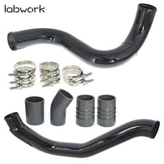 Black For 2003-2007 Ford 6.0L Powerstroke Turbo Intercooler Pipe and Boot Kit