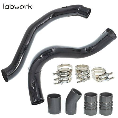 Black For 2003-2007 Ford 6.0L Powerstroke Turbo Intercooler Pipe and Boot Kit