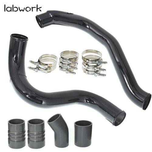 Black For 2003-2007 Ford 6.0L Powerstroke Turbo Intercooler Pipe and Boot Kit