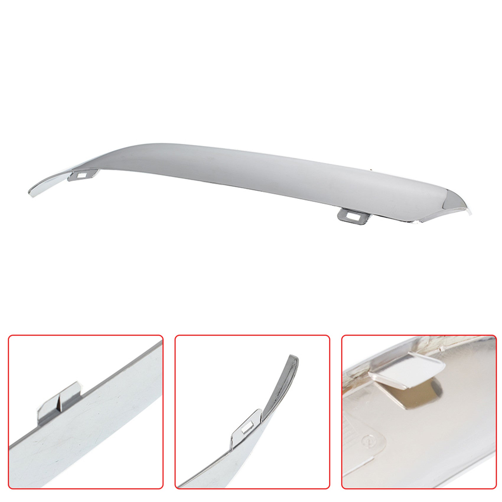 Bumper Trim For 2005 06 07 08 09 10 Chrysler 300 5.7L Front Right Plastic Chrome