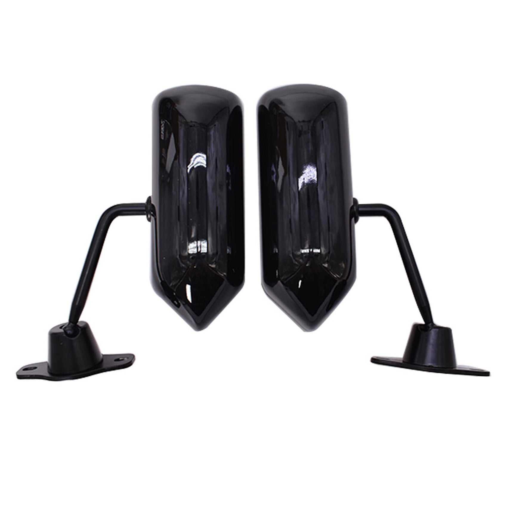 Car Racing Rearview Side Wing Mirrors Convex Glass Universal F1 Style