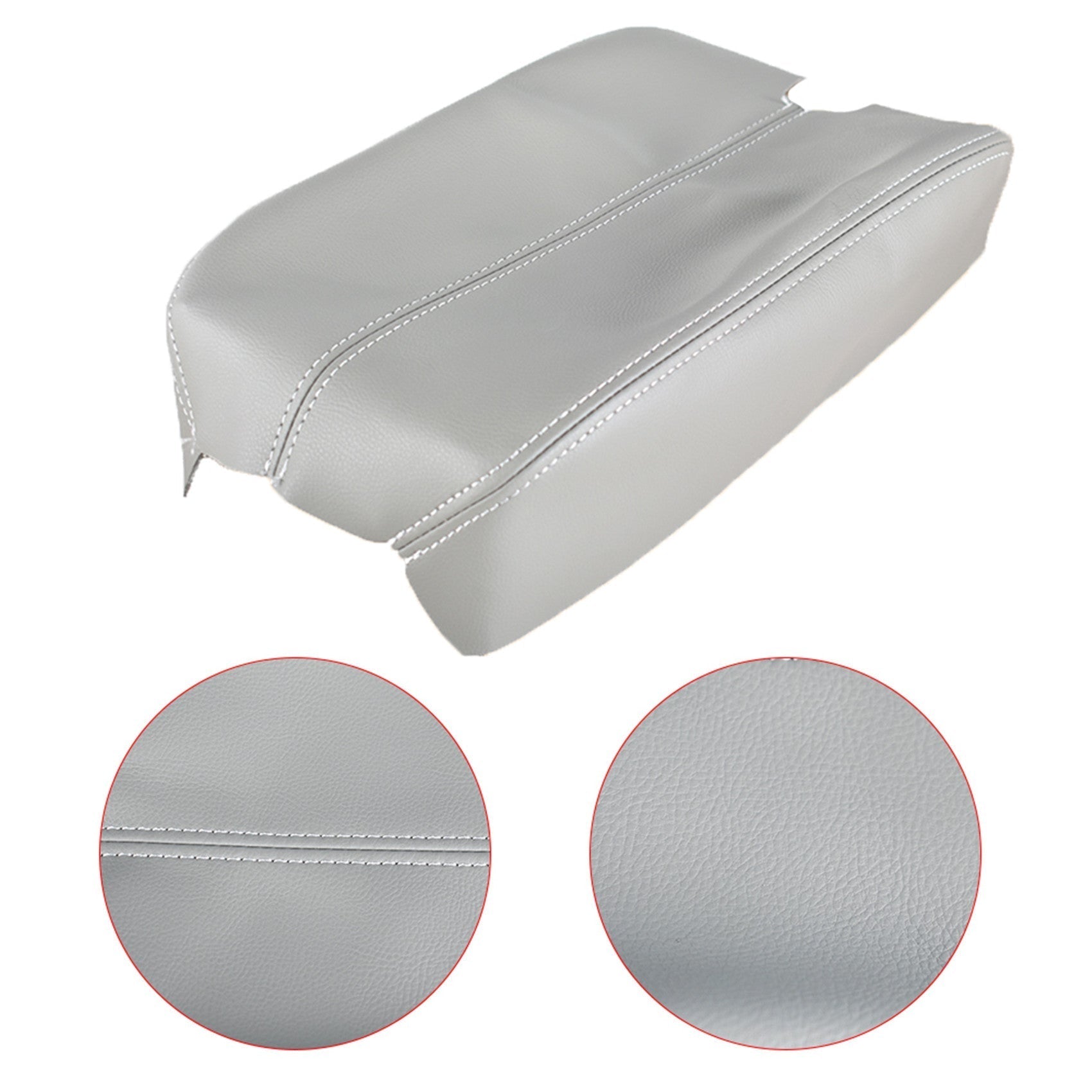 TOPPARTZ Center Armrest Console Lid Cover Synthetic Leather For Honda Accord 2008-2012