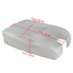 TOPPARTZ Center Armrest Console Lid Cover Synthetic Leather For Honda Accord 2008-2012
