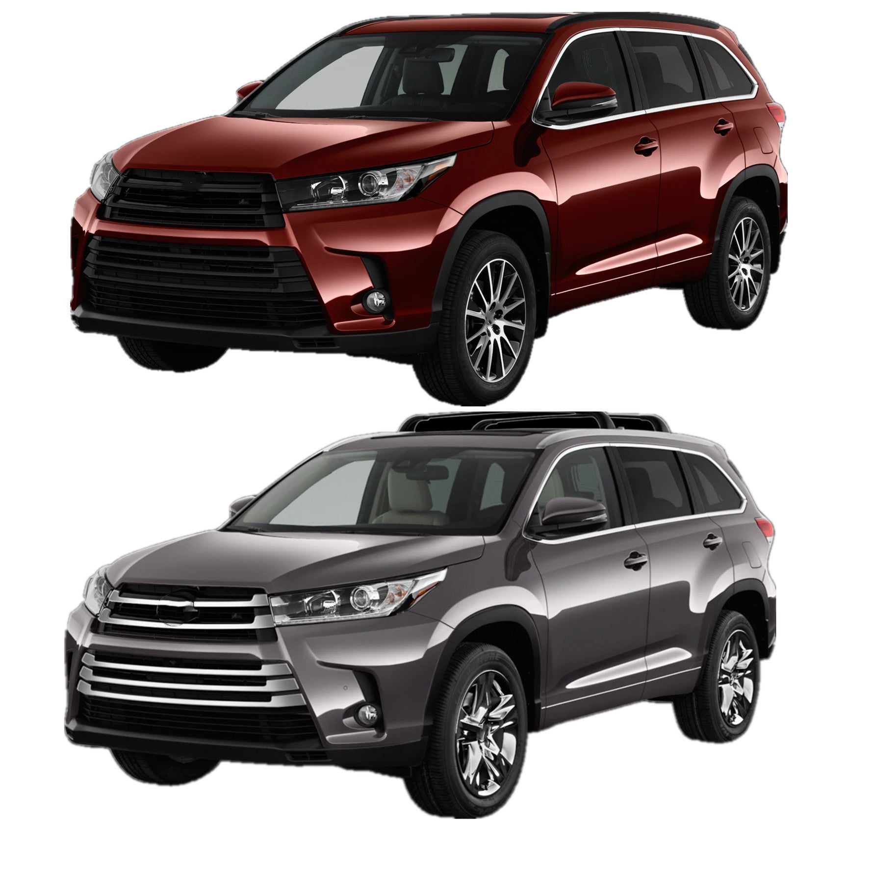 Clear Fog Light Front Bumper Lamps+Wiring+Switch For 17 18 19 Toyota Highlander
