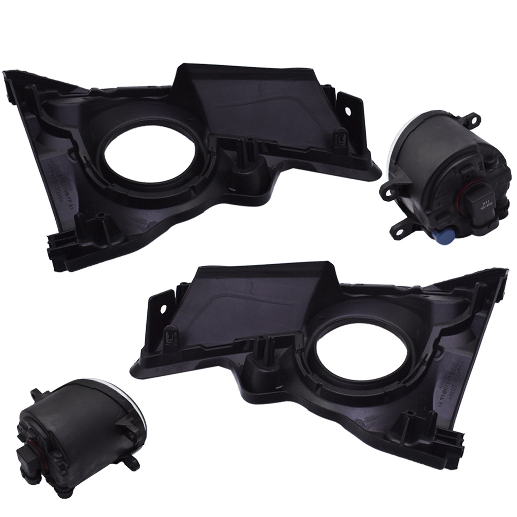 Clear Fog Light Front Bumper Lamps+Wiring+Switch For 17 18 19 Toyota Highlander