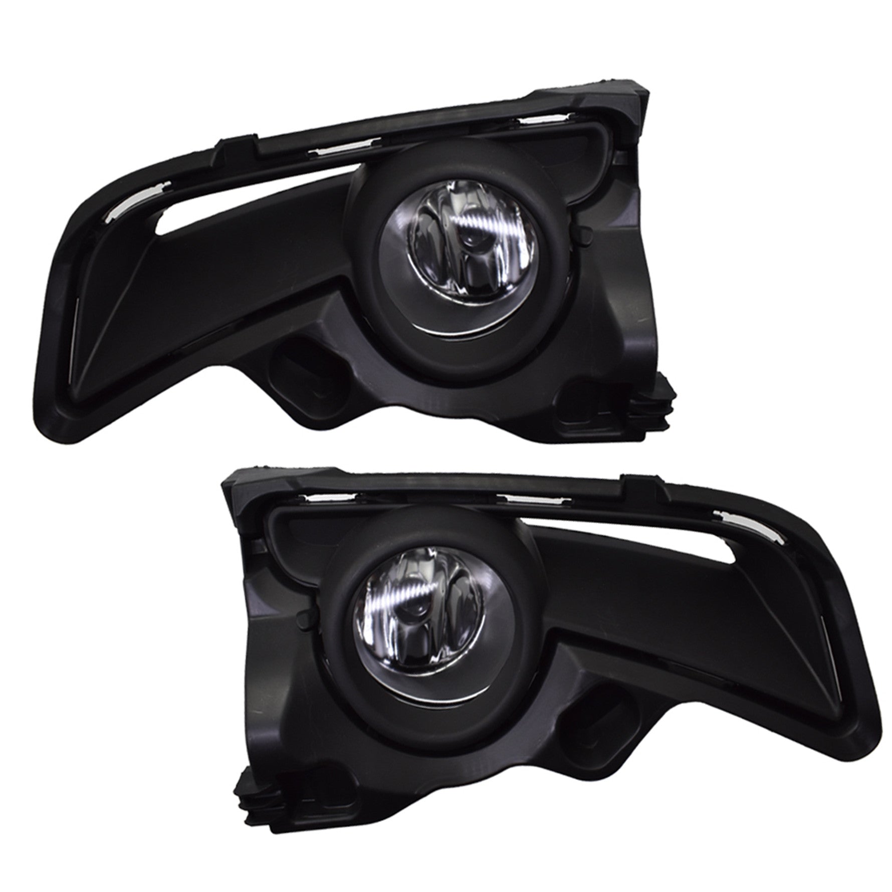 Clear Fog Light Front Bumper Lamps+Wiring+Switch For 17 18 19 Toyota Highlander