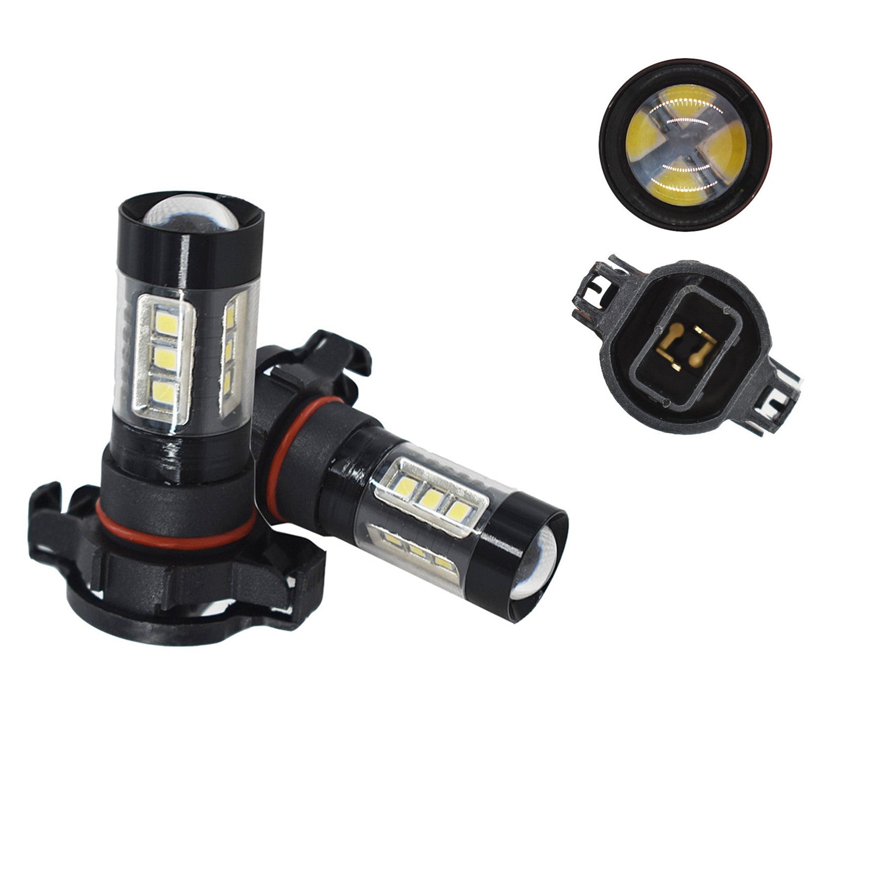 Combo Pack H13 9008 LED Headlight+5202 Fog Light Bulbs for 08-12 Ford Escape New