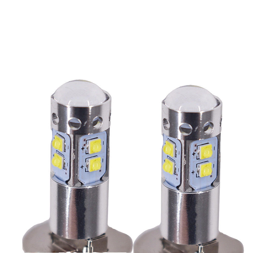 2pcs H3 6000K Super White 100W High Power LED Fog Light Driving Bulb DRL