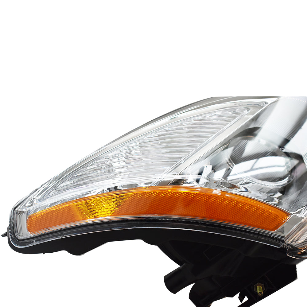 TOPPARTZ Chrome Headlights Assembly Clear Left+Right For 2008-2013 Nissan Rogue