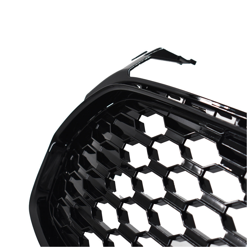 TOPPARTZ Honeycomb Front Bumper Mesh Grill Grille for 2013-2016 Ford Fusion Gloss Black