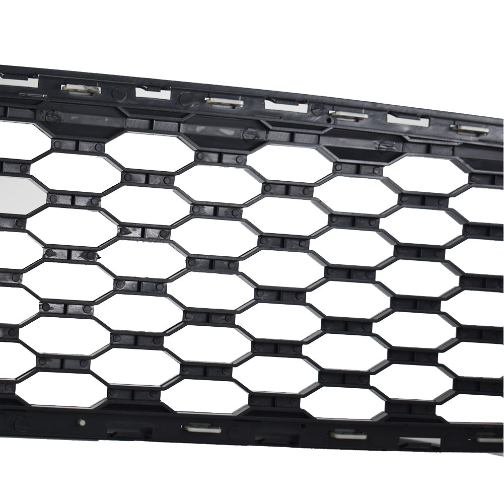 TOPPARTZ Honeycomb Front Bumper Mesh Grill Grille for 2013-2016 Ford Fusion Gloss Black