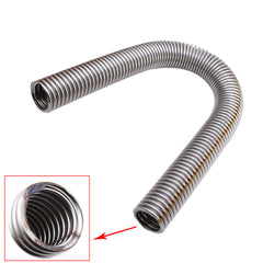 TOPPARTZ 24' Flexible Stainless Steel Upper or Lower Radiator Hose Kit W/Caps