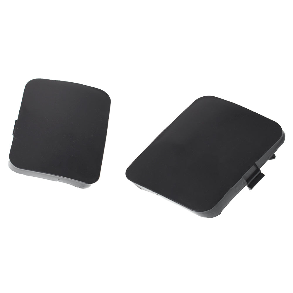 TOPPARTZ 2PCS Bumper Tow Hook Bracket Cover Cap For 2006-2009 Toyota RAV4