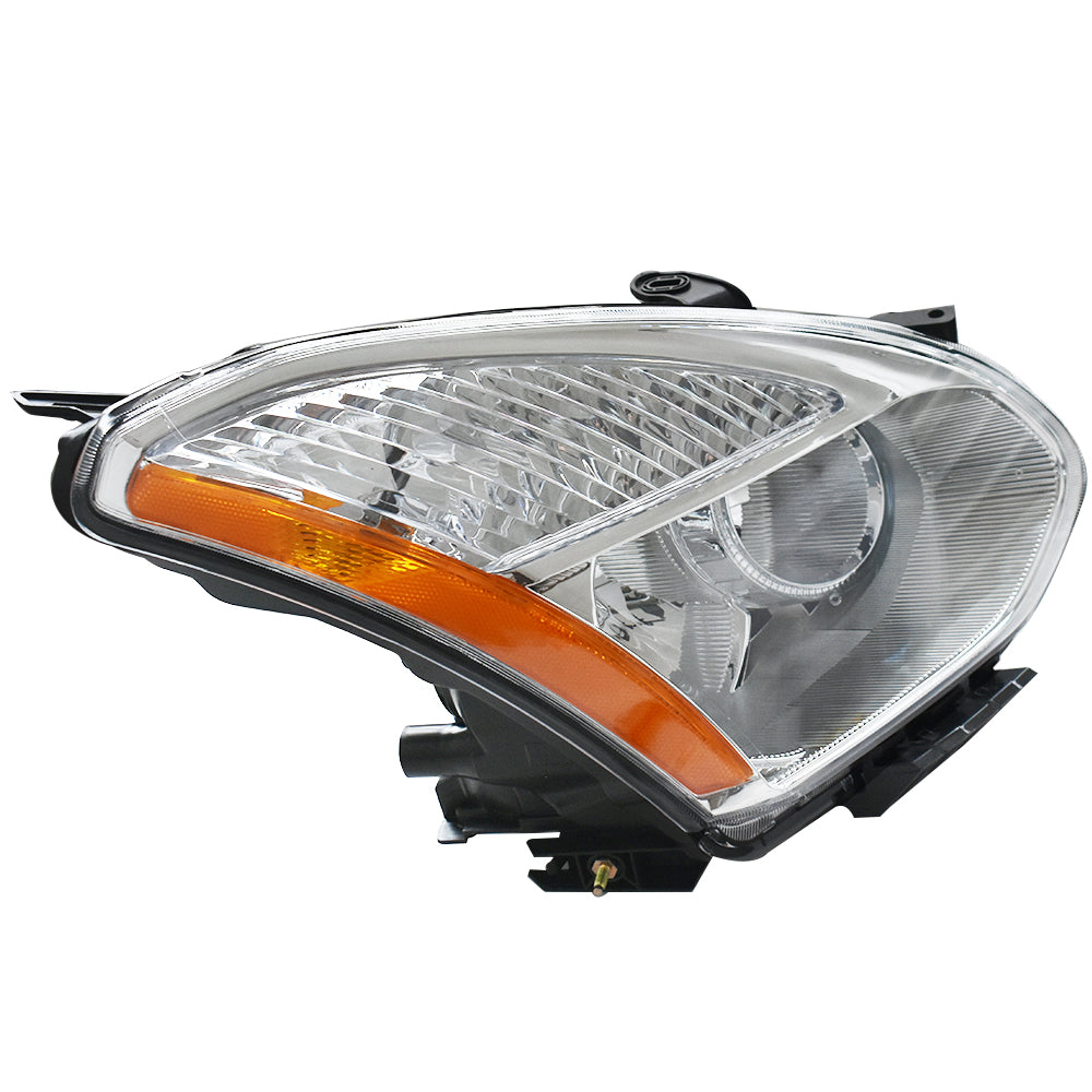 TOPPARTZ Chrome Headlights Assembly Clear Left+Right For 2008-2013 Nissan Rogue