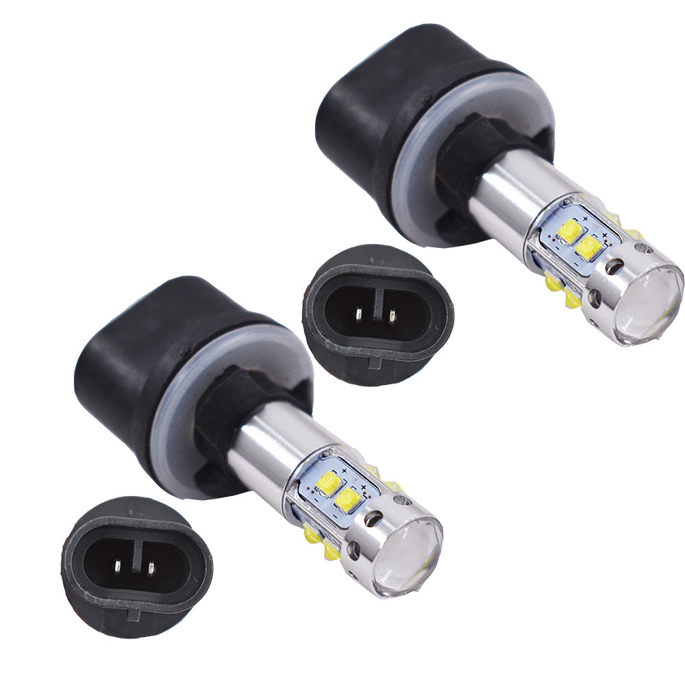 TOPPARTZ 2X 880 899 100W 6000K LED Fog Lights Replacement for 2000-2006 GMC Yukon XL 1500 2500