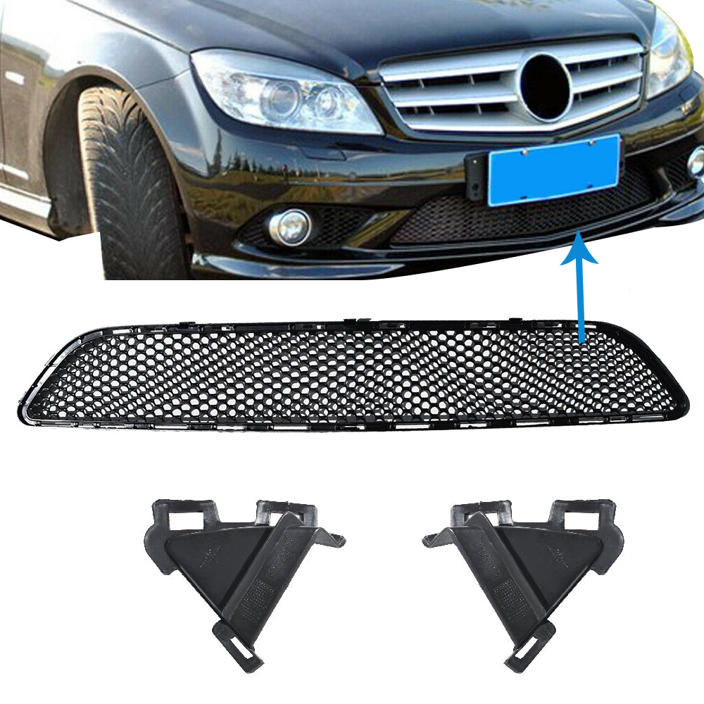 TOPPARTZ Front Bumper Lower Grille For Mercedes-Benz C-Class C300/C350 2008-2010 2011