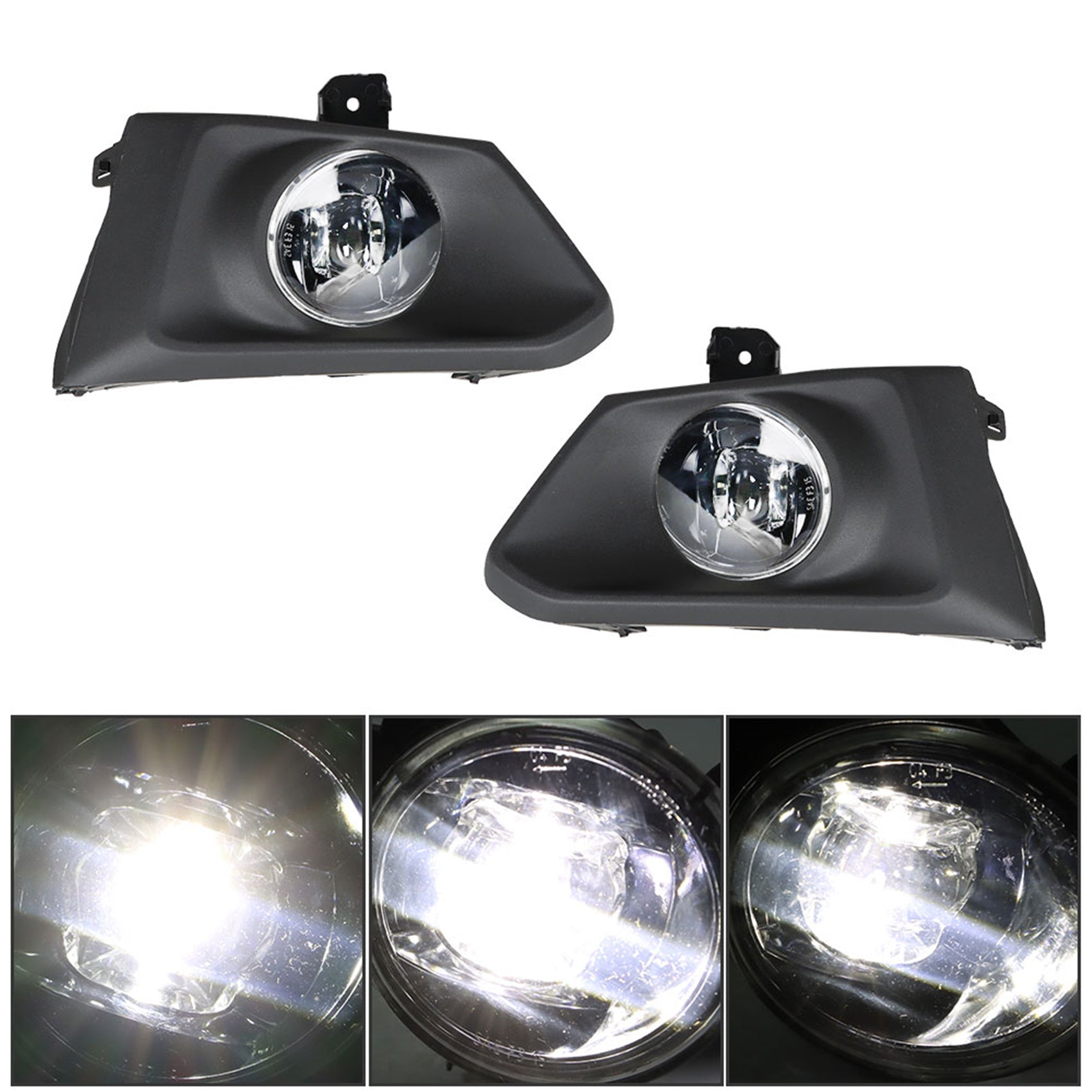 Driver+Passenger Side Fog Lights Assembly w/Switch For 2019-2020 Nissan Altima
