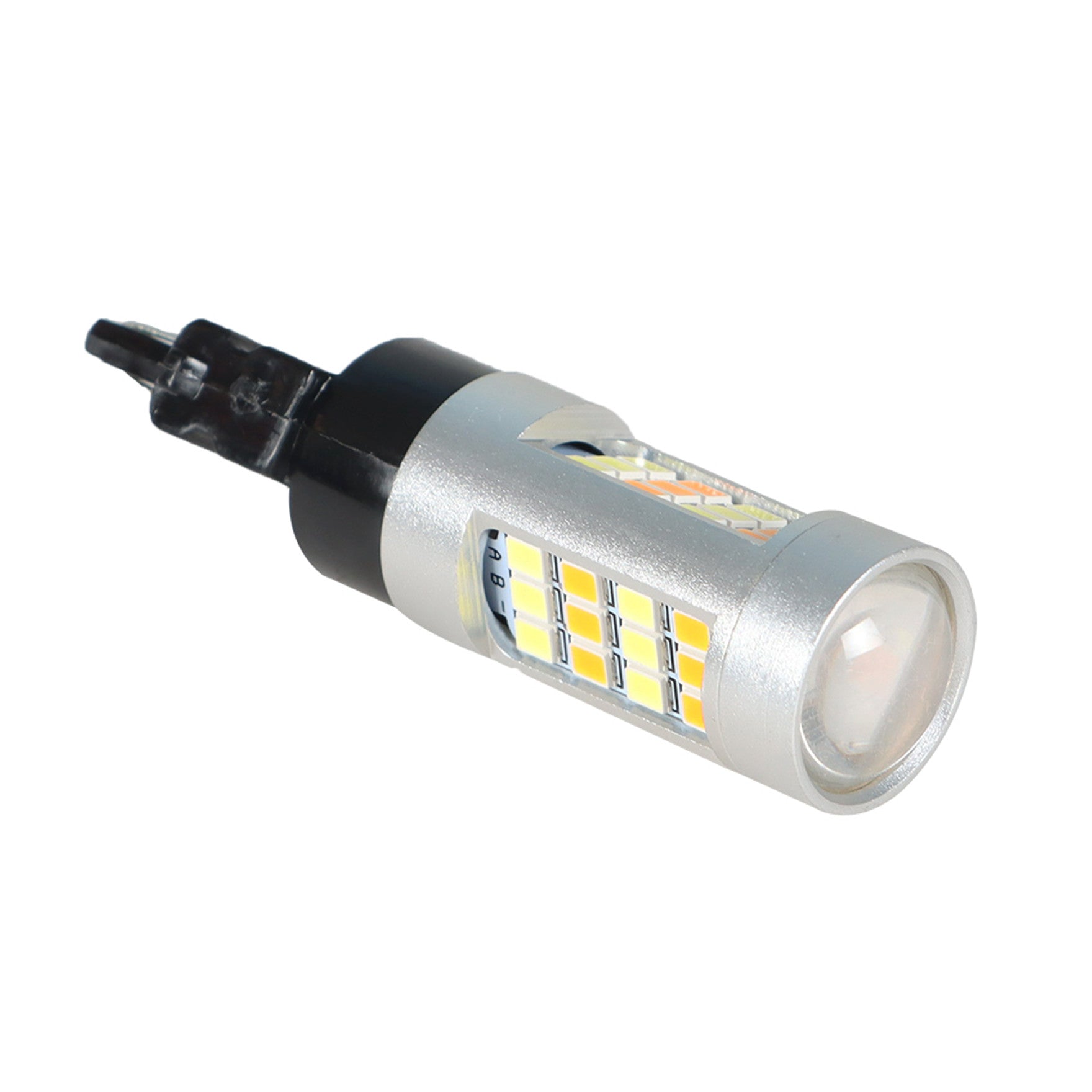 Dual Color White/Amber 3157 LED DRL Switchback Turn Signal Parking Light Bulbs