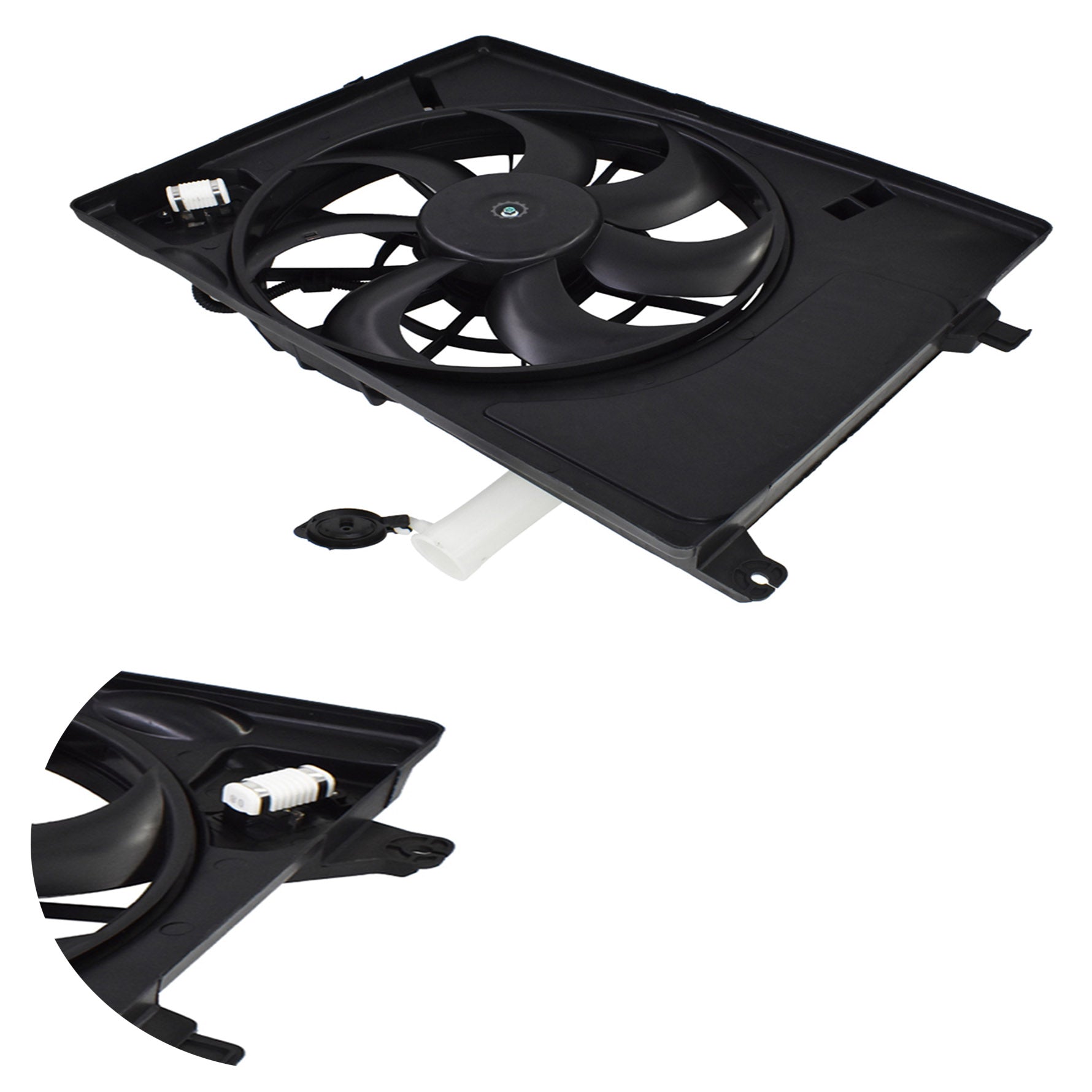 Engine Radiator Cooling Fan Assembly fits for 2011-2013 Hyundai Elantra