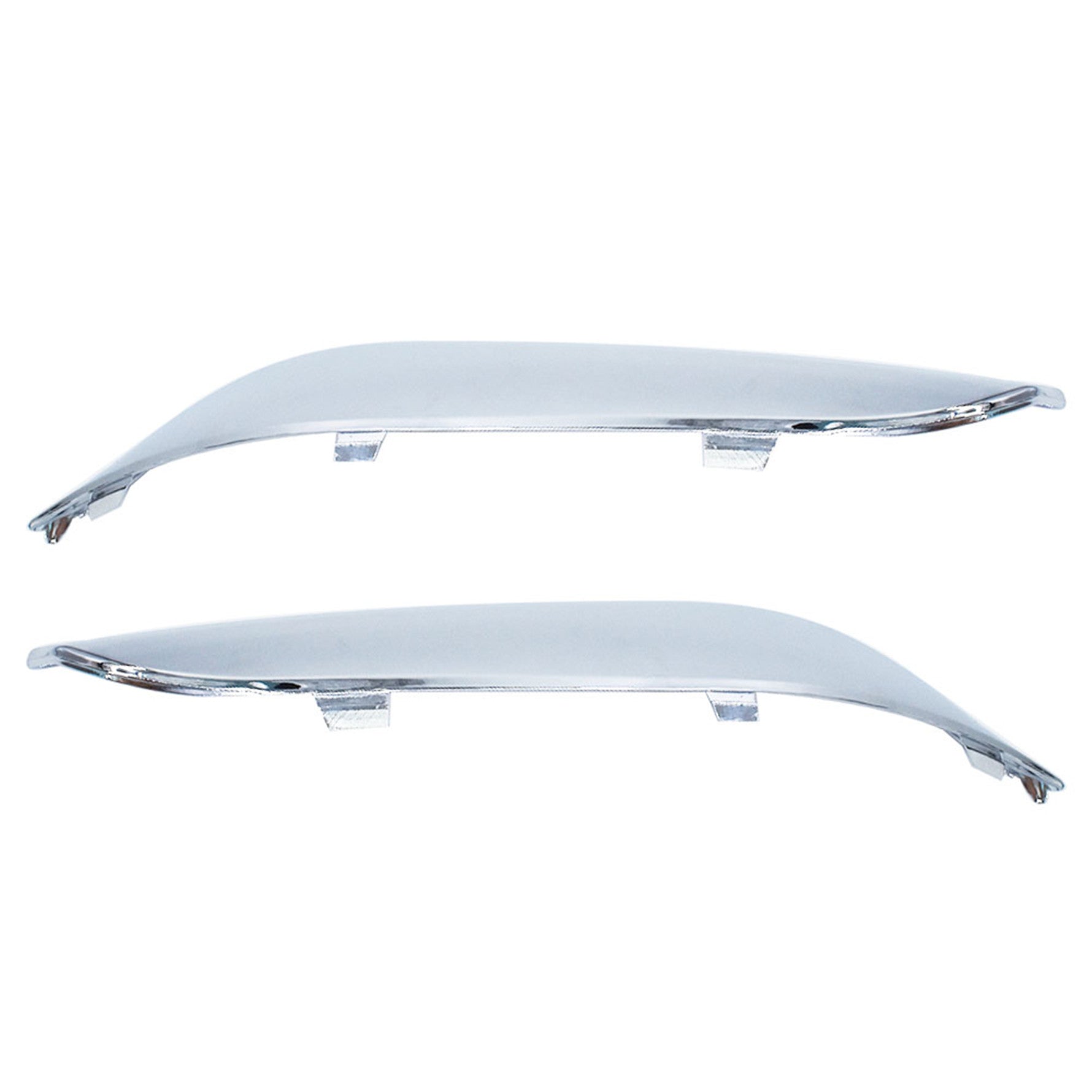 FOR 2011-2014 CHRYSLER 300 FRONT BUMPER MOLDING CHROME TRIM SET=LH & RH