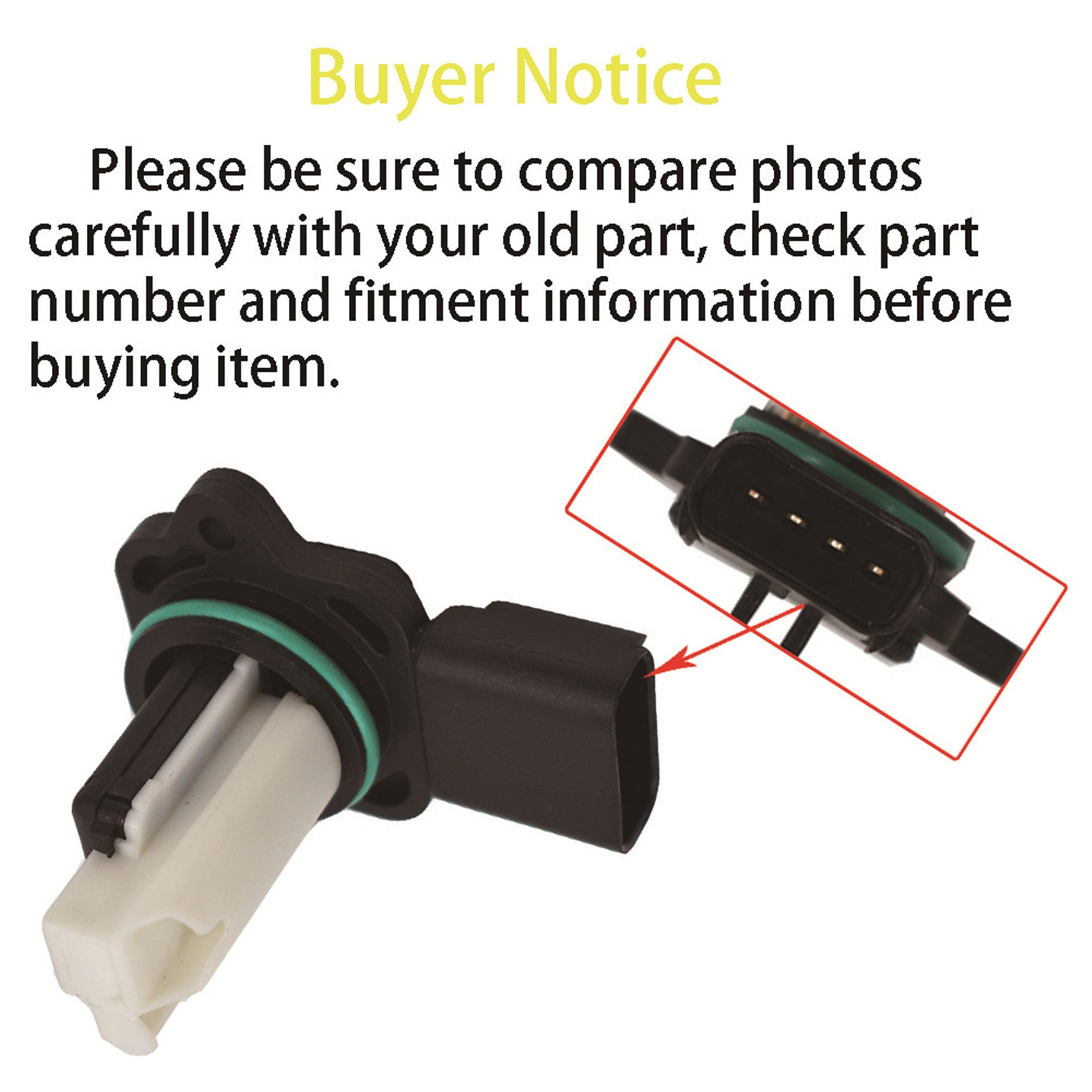FOR DODGE RAM 2500 3500 4500 5500 6.7L DIESEL MASS AIR FLOW SENSOR