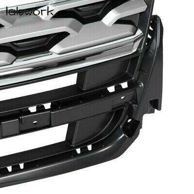 FOR Ford Explorer Limited XLT 2018 2019 Front Upper Grille Grill Silver & Black
