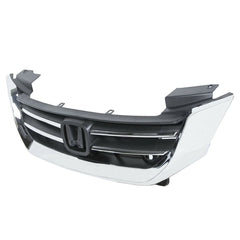 Fit For Honda Accord Sedan 2013 2014 2015 Front Upper Grille Grill Chrome