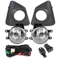 Fog Lights Lamps Front Bumper w/Bulbs Harness For 2014 2015 2016 Toyota Corolla
