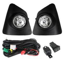 Fog Lights Lamps Front Bumper w/Bulbs Harness For 2014 2015 2016 Toyota Corolla