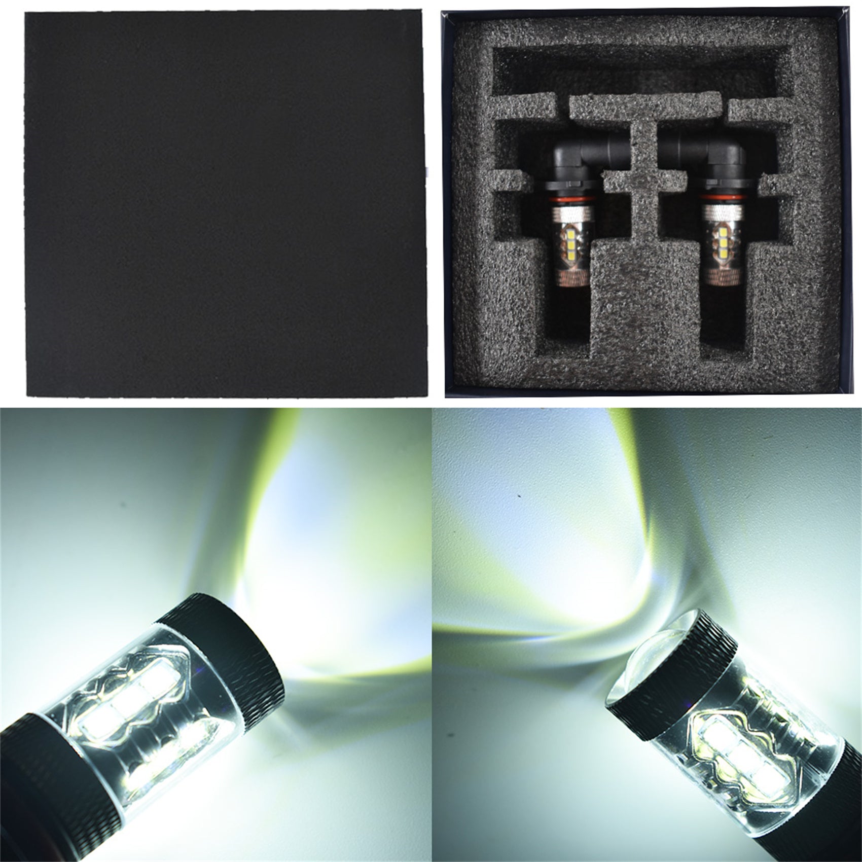 Fog Lights For RAM 2500 3500 2013-2015 RAM1500 2013-2014 9006 HB4 LED Bulb 80W