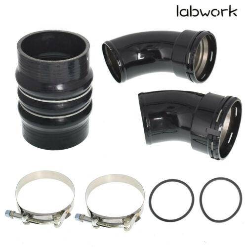 For 06-10 GM GMC Chevy Duramax LBZ LMM 6.6L Cold Side Intercooler Pipe & Boots