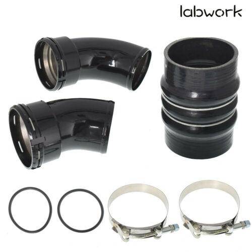 For 06-10 GM GMC Chevy Duramax LBZ LMM 6.6L Cold Side Intercooler Pipe & Boots