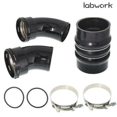 For 06-10 GM GMC Chevy Duramax LBZ LMM 6.6L Cold Side Intercooler Pipe & Boots