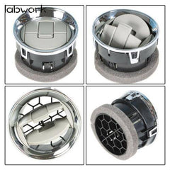 TOPPARTZ For 09-14 Ford F150 Interior 4 X AC Heater Air Vent Dash Dashboard Louvre Chrome