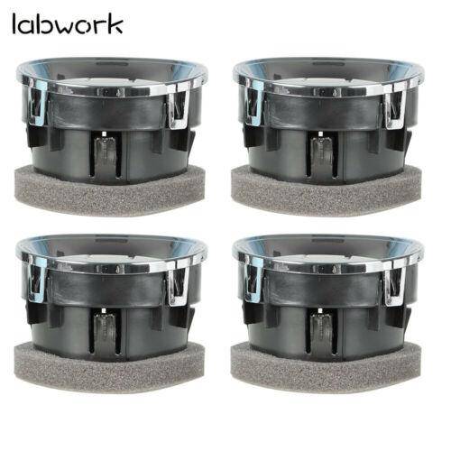 TOPPARTZ For 09-14 Ford F150 Interior 4 X AC Heater Air Vent Dash Dashboard Louvre Chrome
